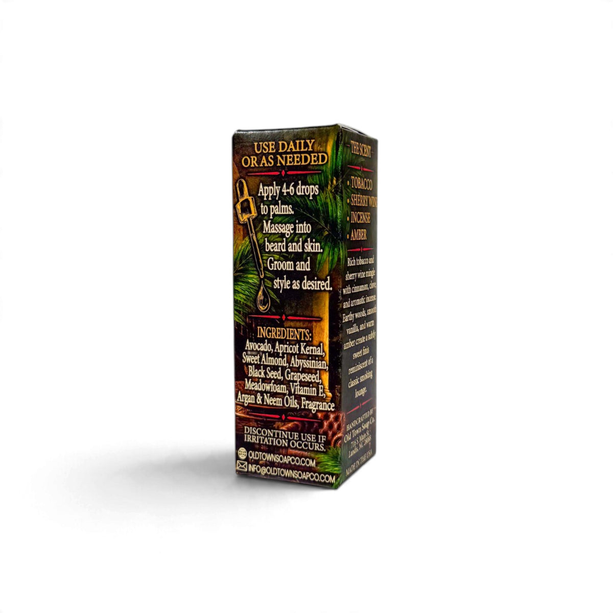 Cuban Tobacco Beard Oil - Old Town Soap Co.