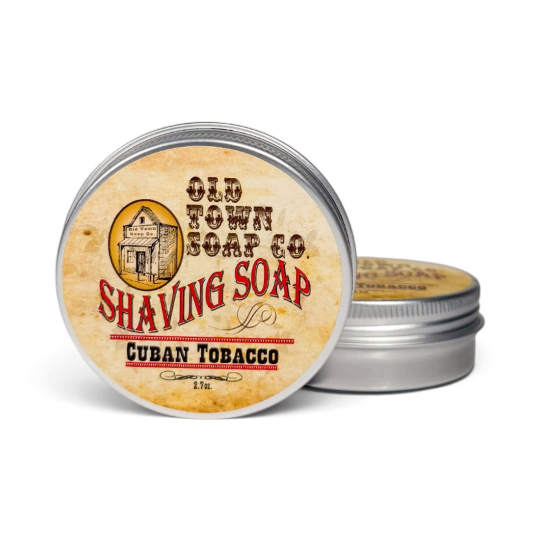 Cuban Tobacco Shave Soap Tin