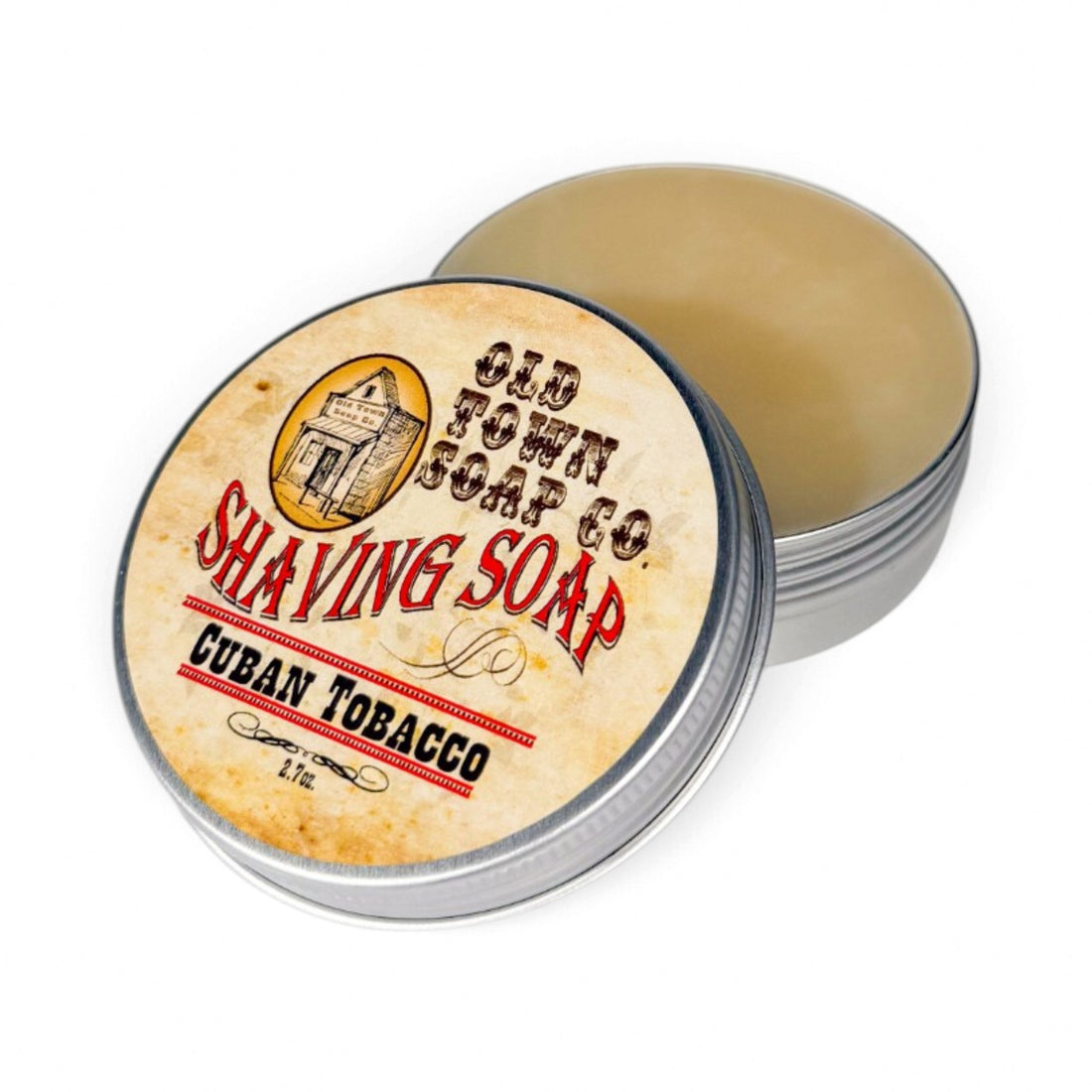 Cuban Tobacco Shave Soap Tin