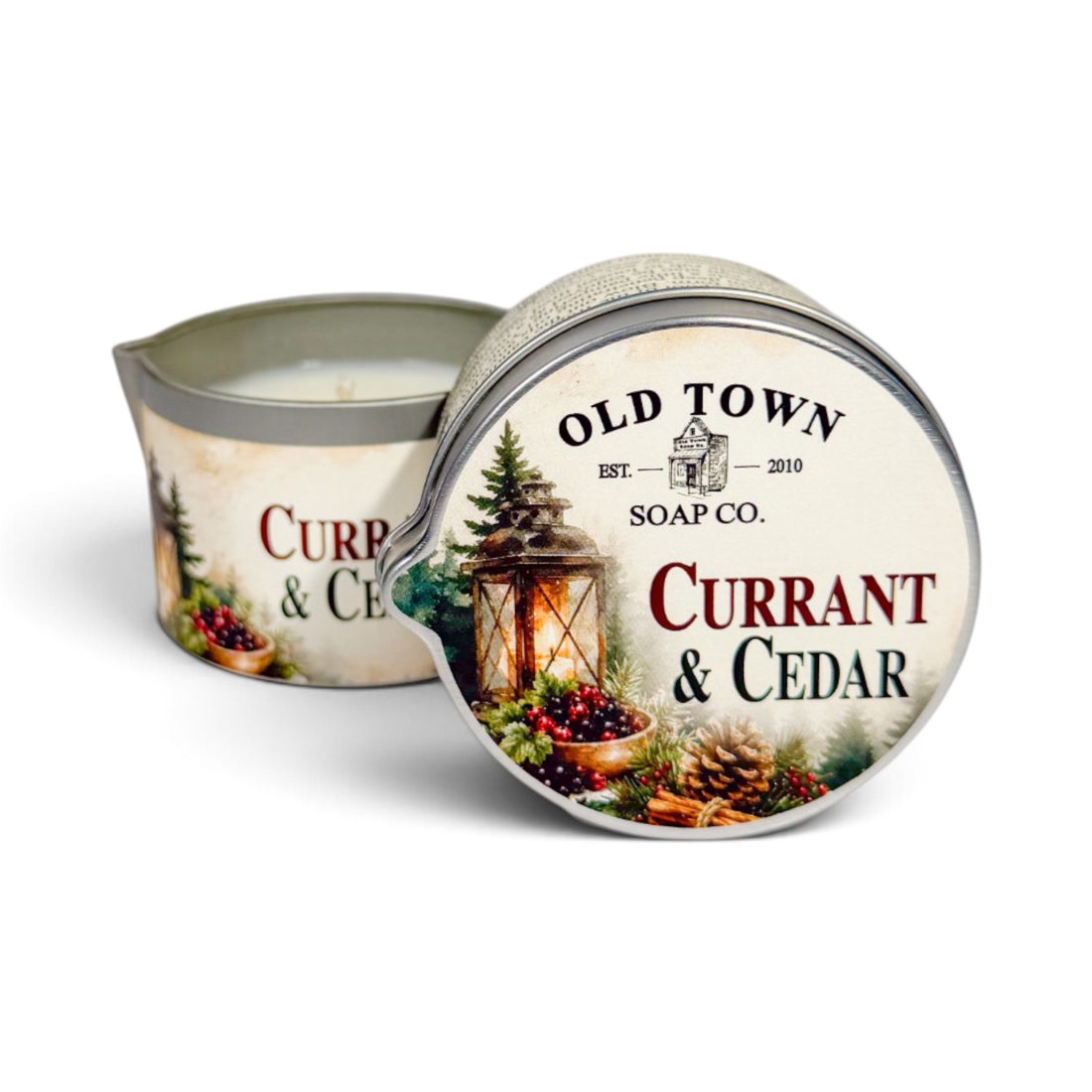 Currant &amp; Cedar Lotion Candle - Old Town Soap Co.