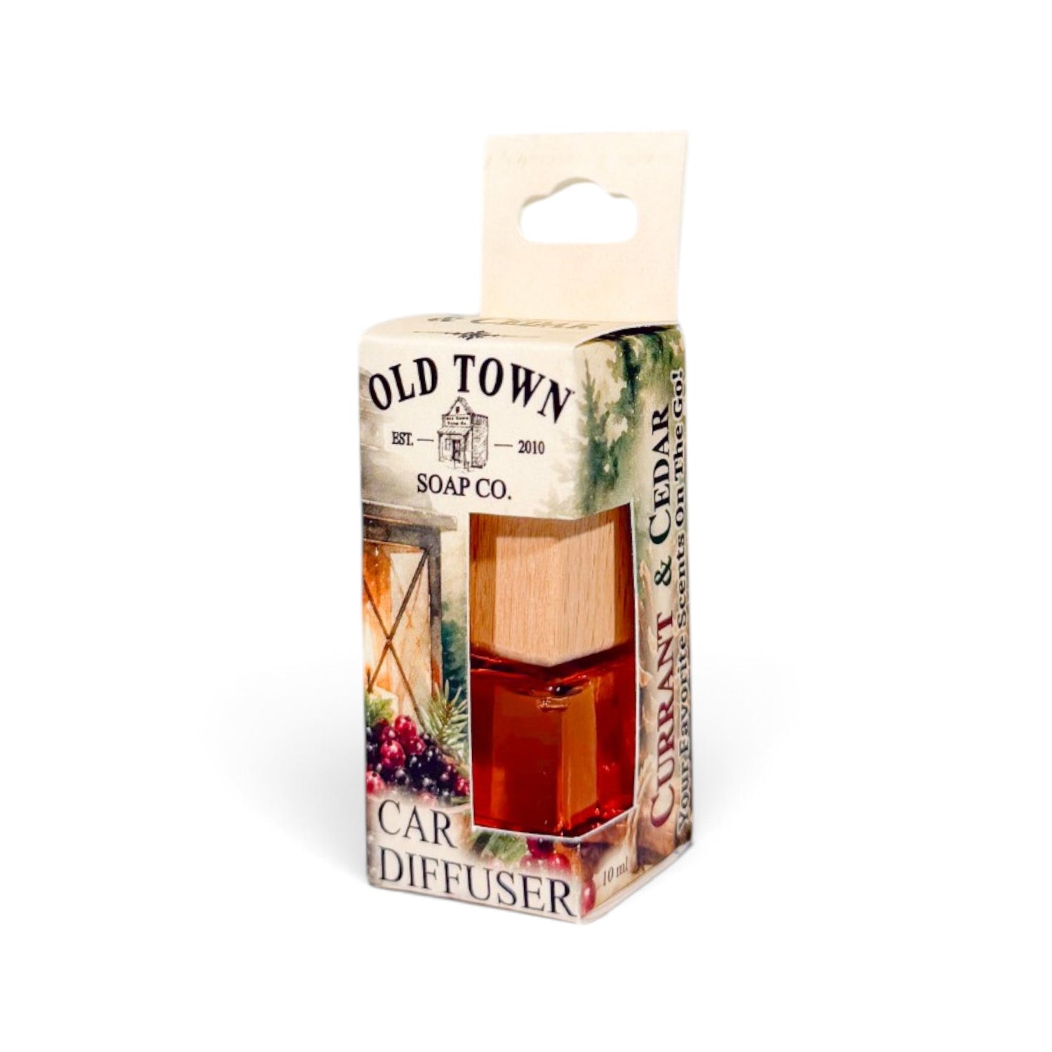 Currant &amp; Cedar Car Diffuser - Old Town Soap Co.