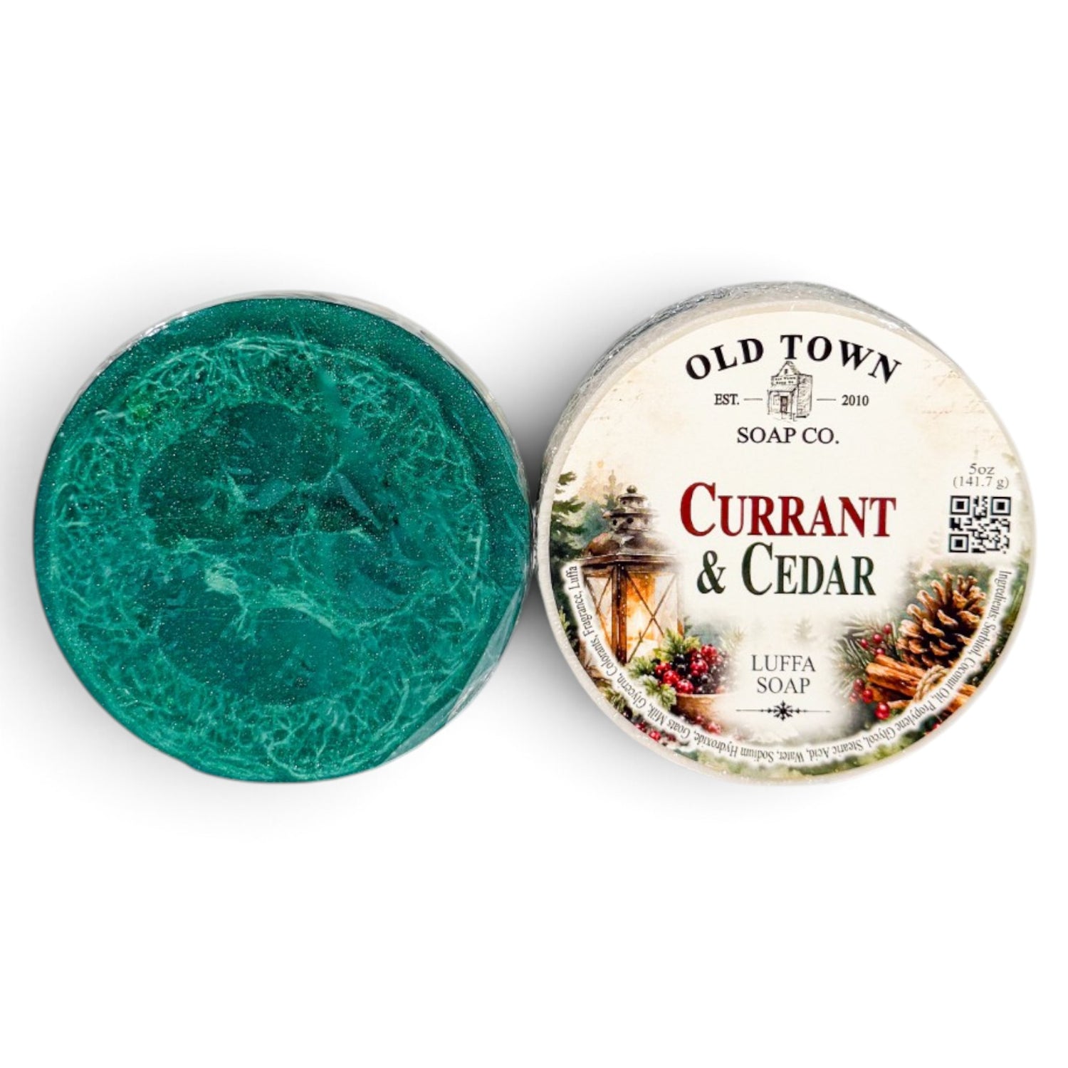 Currant &amp; Cedar Luffa Soap - Old Town Soap Co.