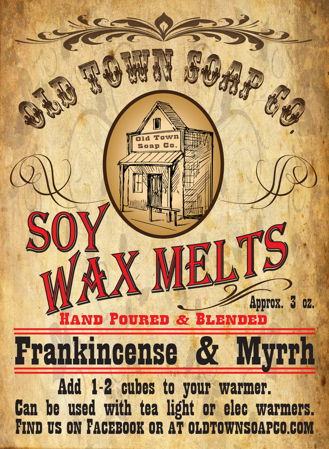 Frankincense &amp; Myrrh Wax Melts