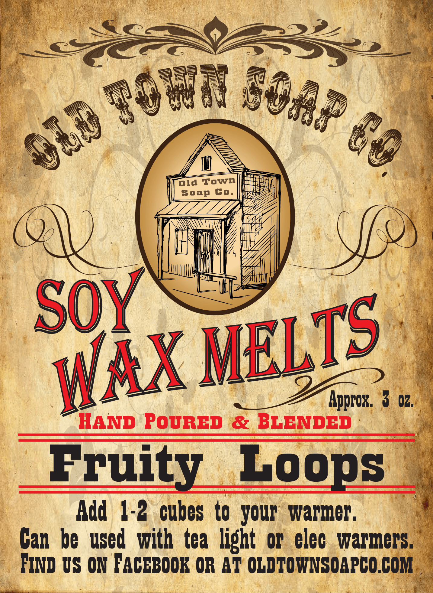 Fruity Loops Wax Melts - Old Town Soap Co.