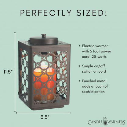Oil Rubbed Bronze Garden Candle Warmer