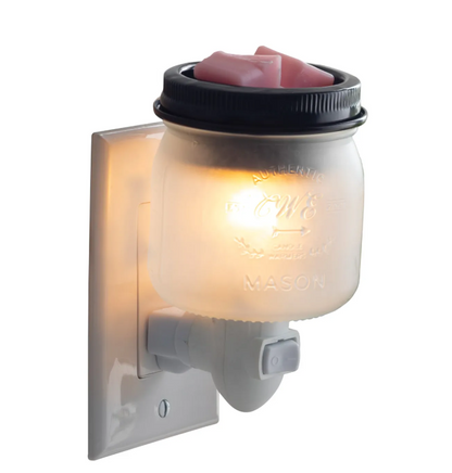 Glass Mason Jar Pluggable Wax Warmer