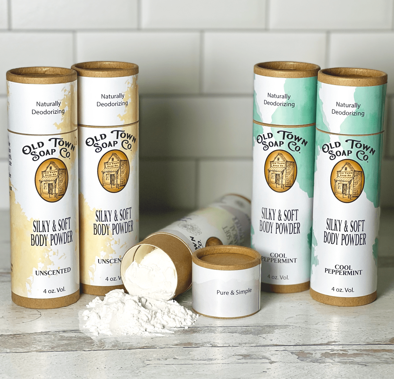 Choose Your Own Scent Silky Soft Body Powder - Old Town Soap Co.