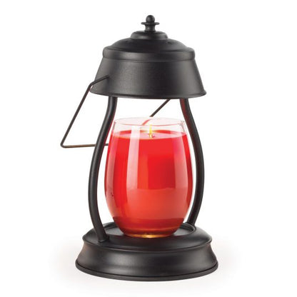 Black Hurricane Candle Warmer Lamp