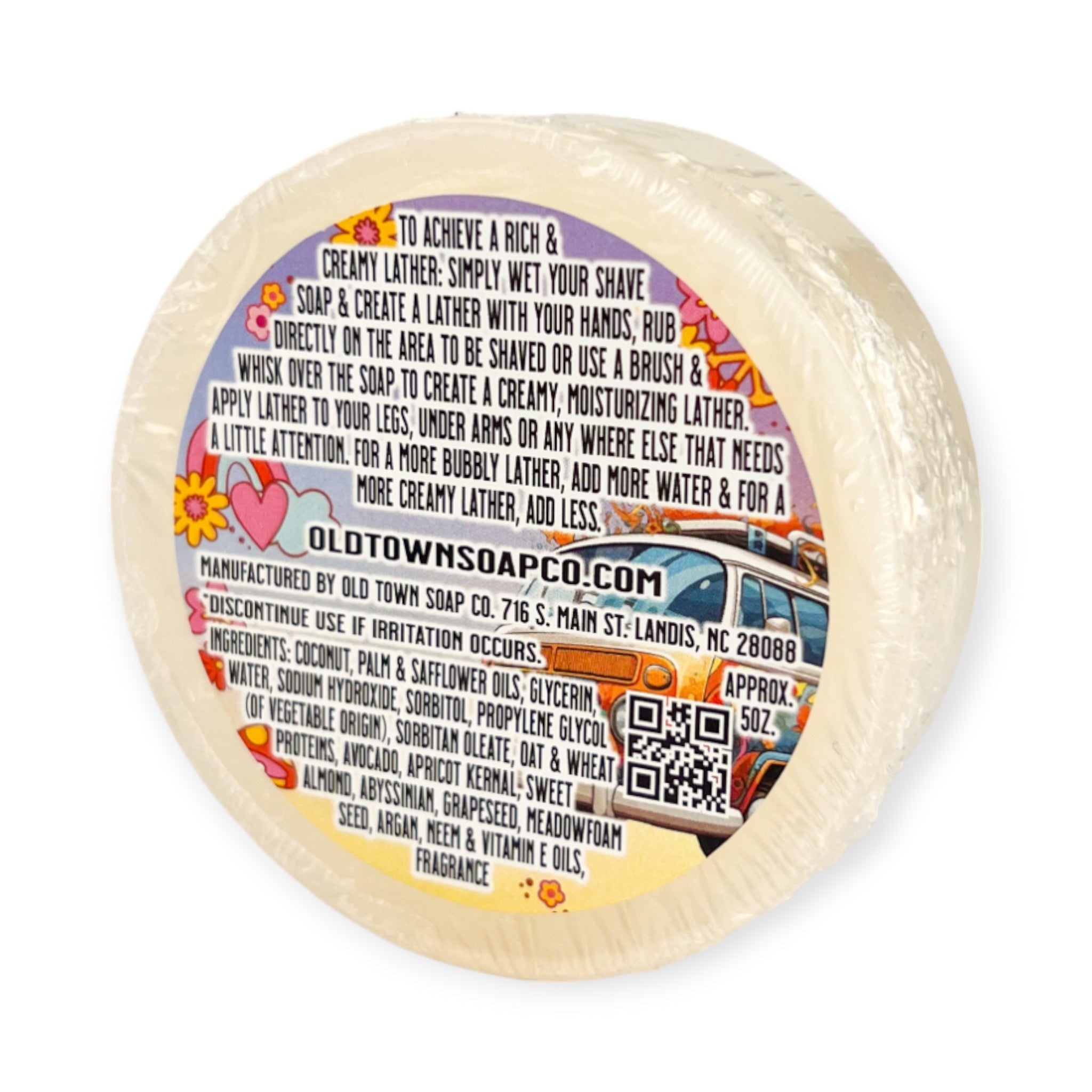 Hippie Chick Shave Soap - Old Town Soap Co.