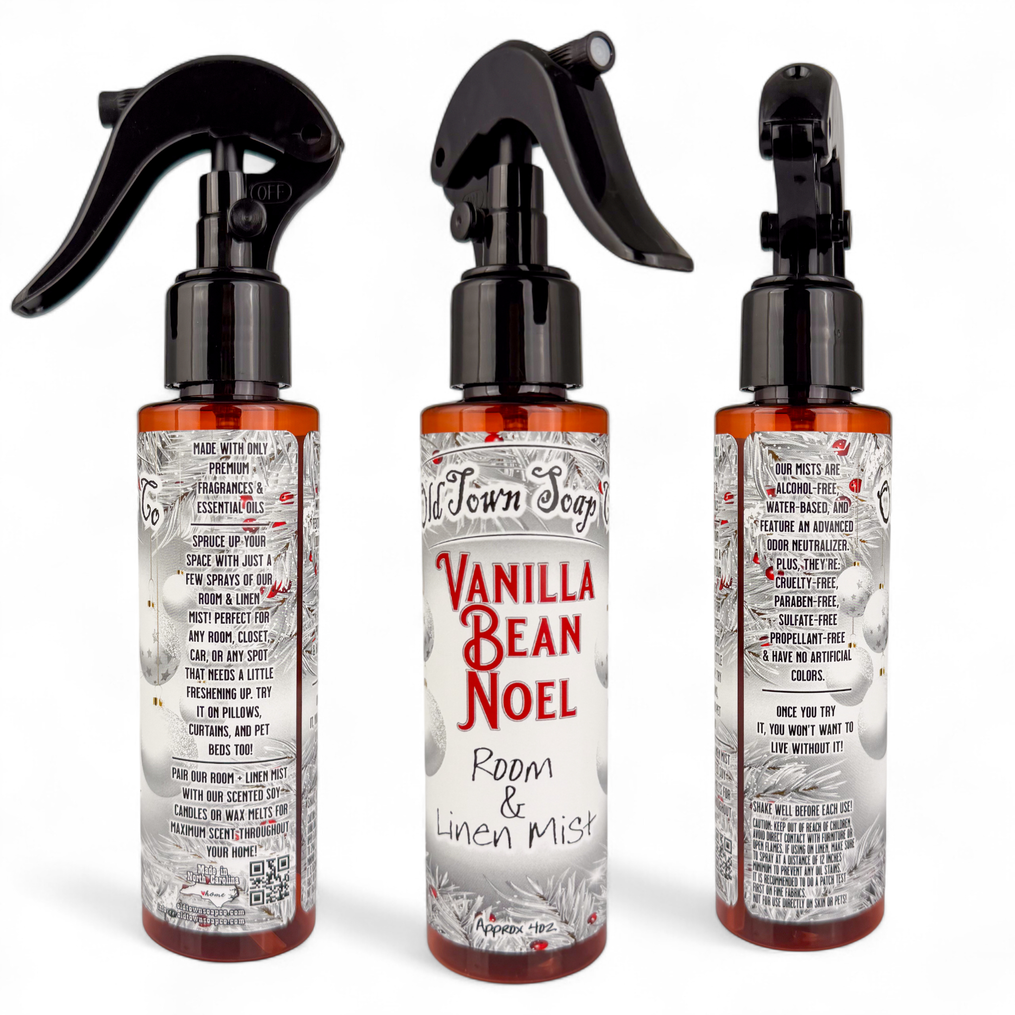 Vanilla Bean Noel Room+Linen Mist - Old Town Soap Co.