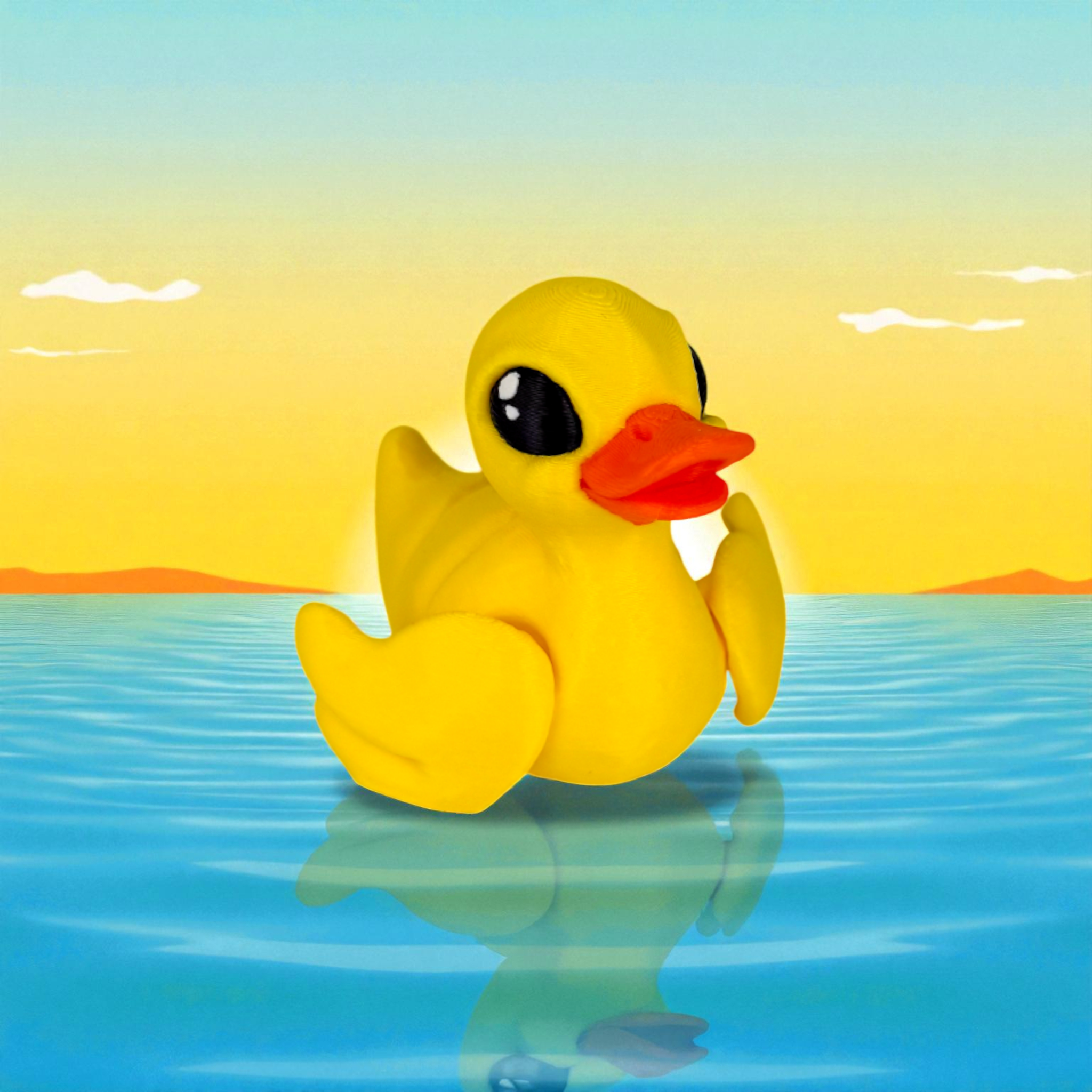 Yellow Ducky Fidget Toy