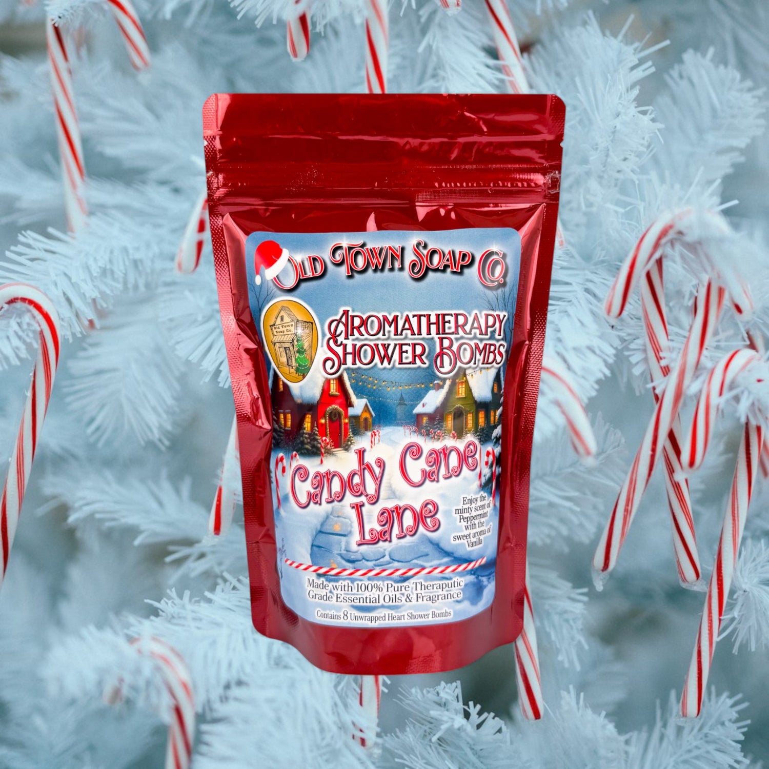 Limited Time Christmas 8pk Shower Bombs - 2 Scents