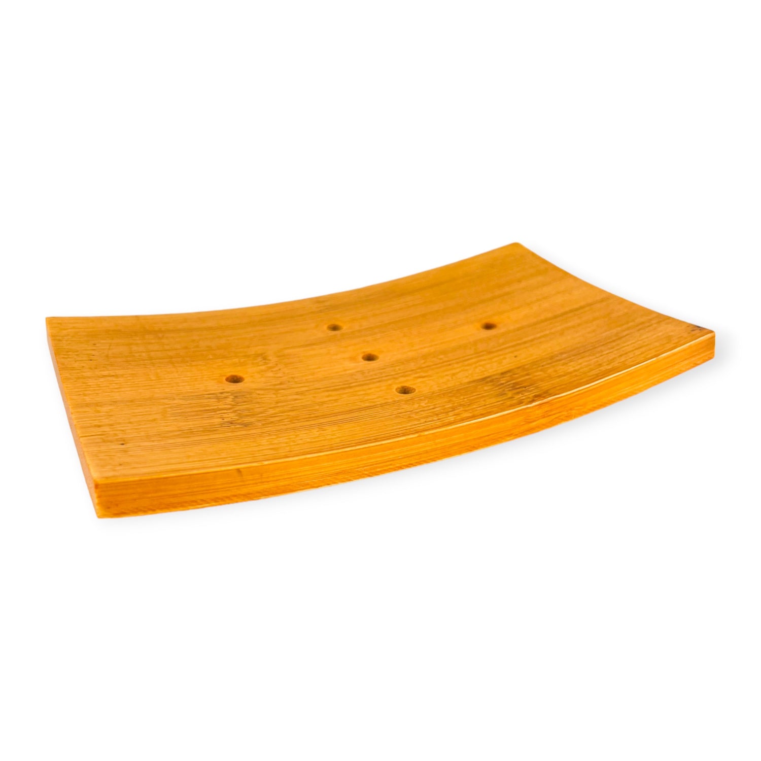 Curved Bamboo Soap Dish - Old Town Soap Co.