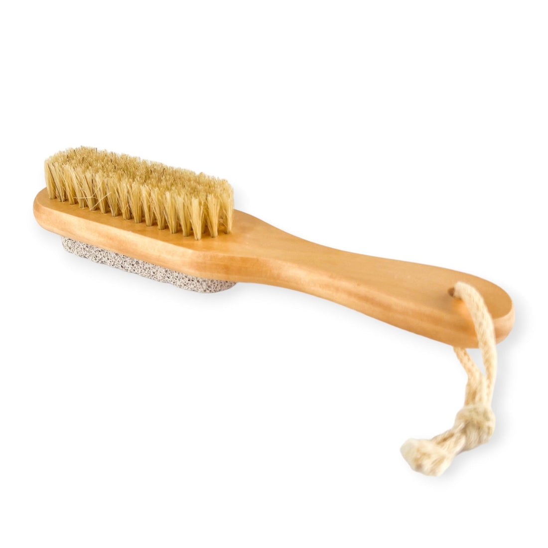 Wooden Pumice Brush with Handle - Old Town Soap Co.