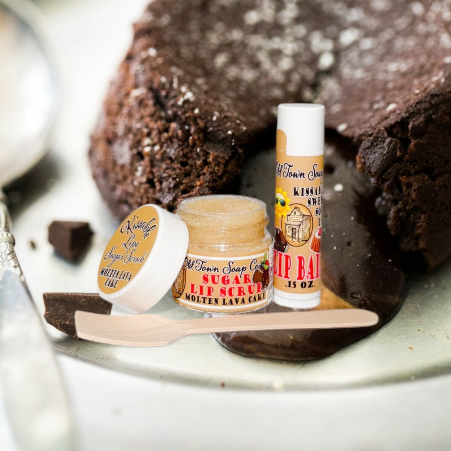 Kissable Lips Sugar Scrub &amp; Lip Balm Kits - Old Town Soap Co.