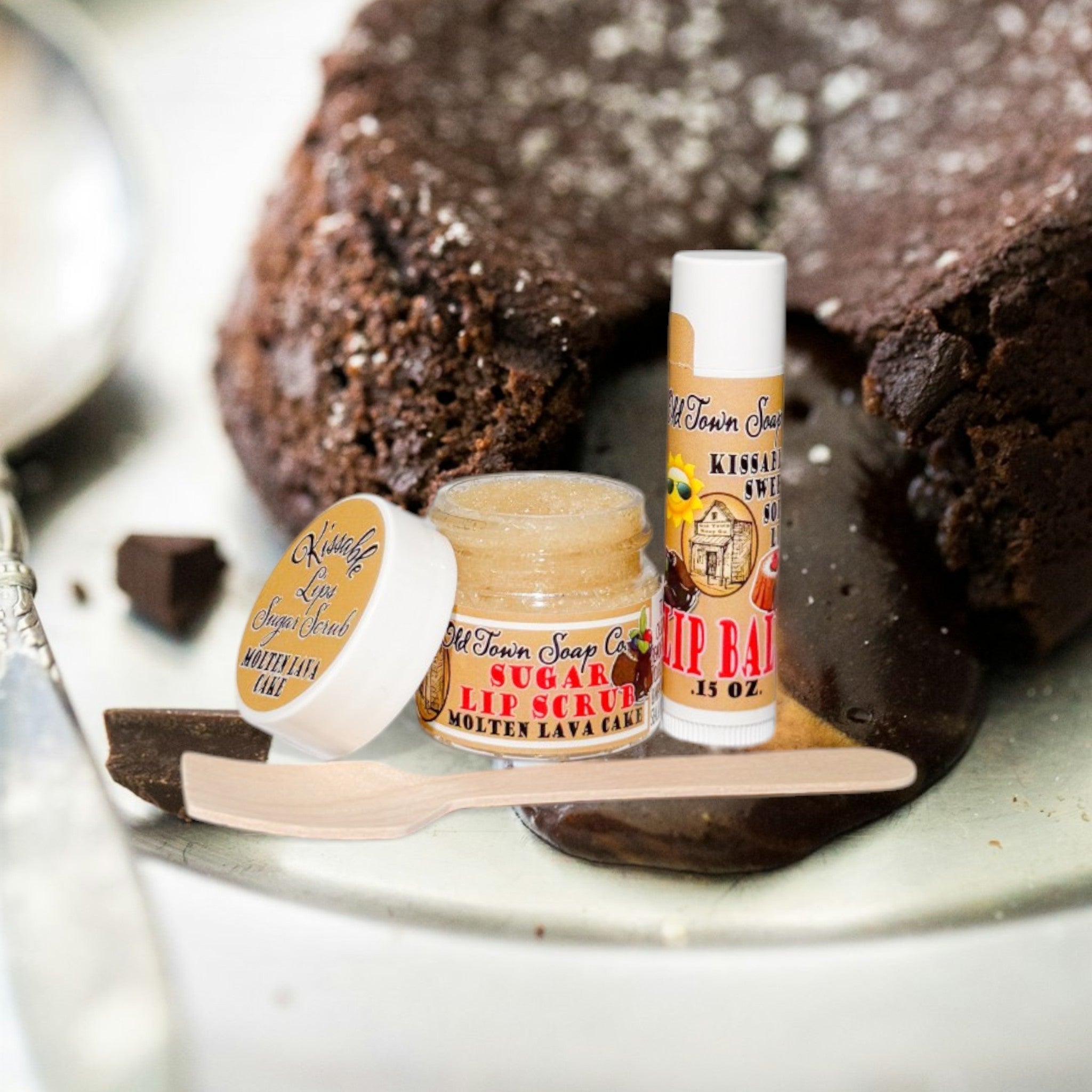 Kissable Lips Sugar Scrub &amp; Lip Balm Kits - Old Town Soap Co.