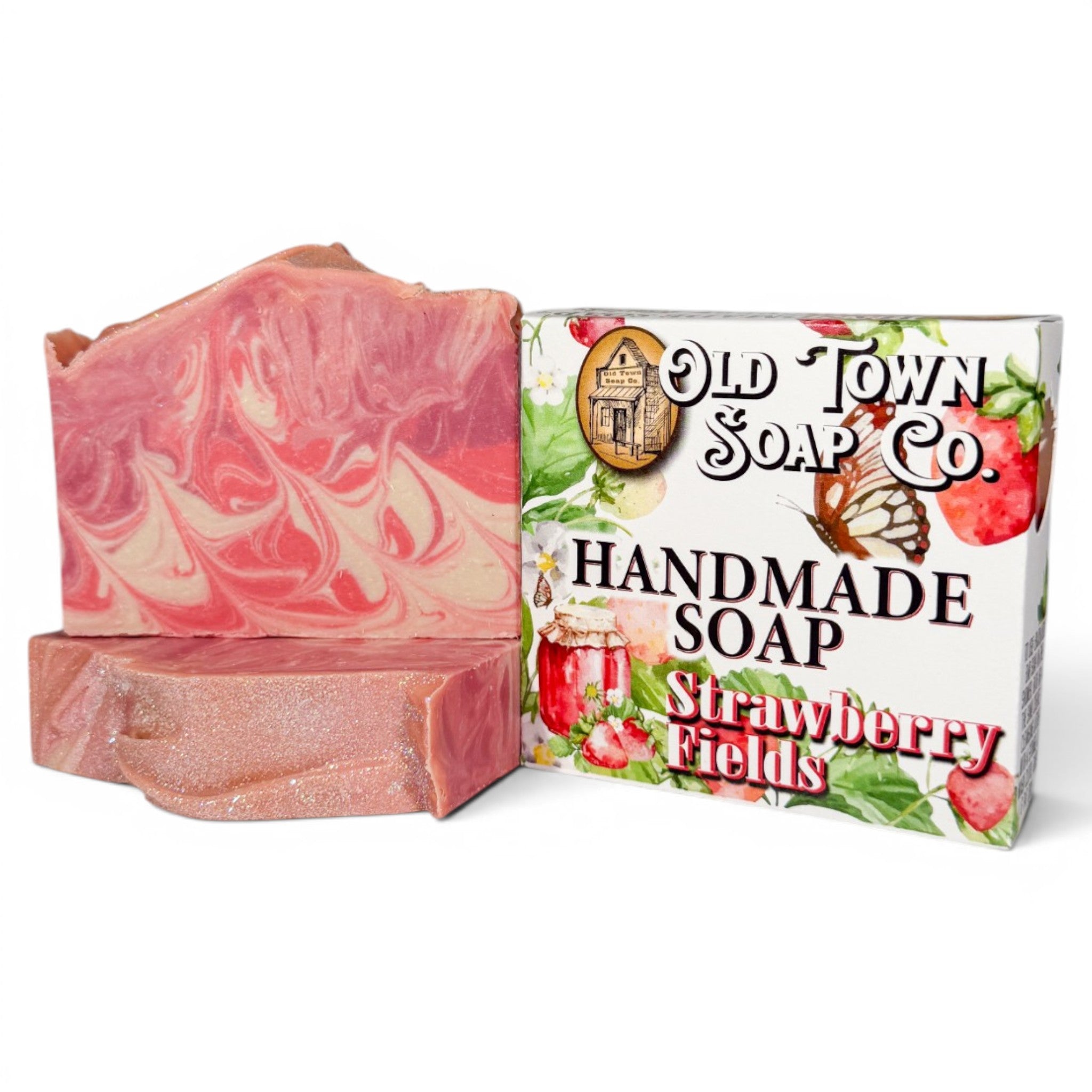 Strawberry Fields -Bar Soap - Old Town Soap Co.