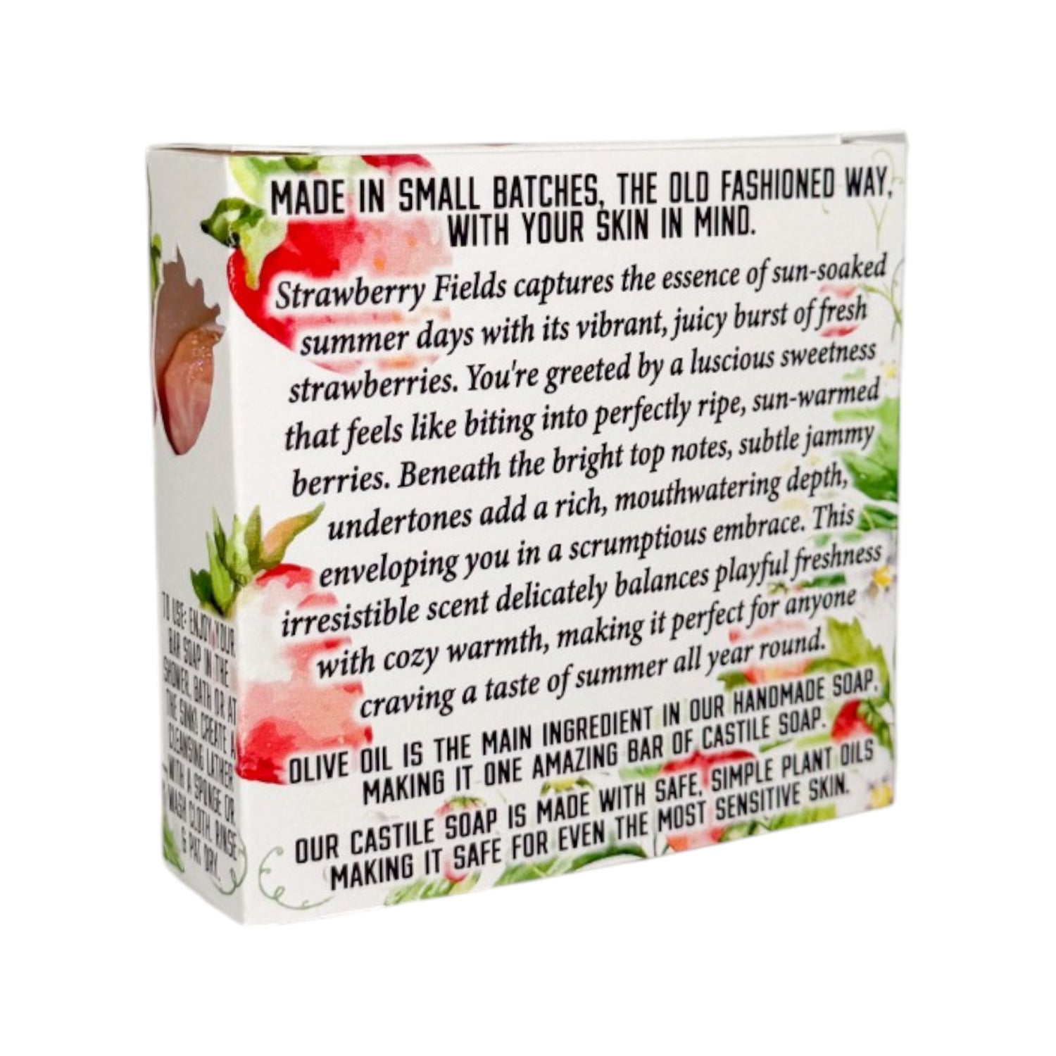 Strawberry Fields -Bar Soap - Old Town Soap Co.