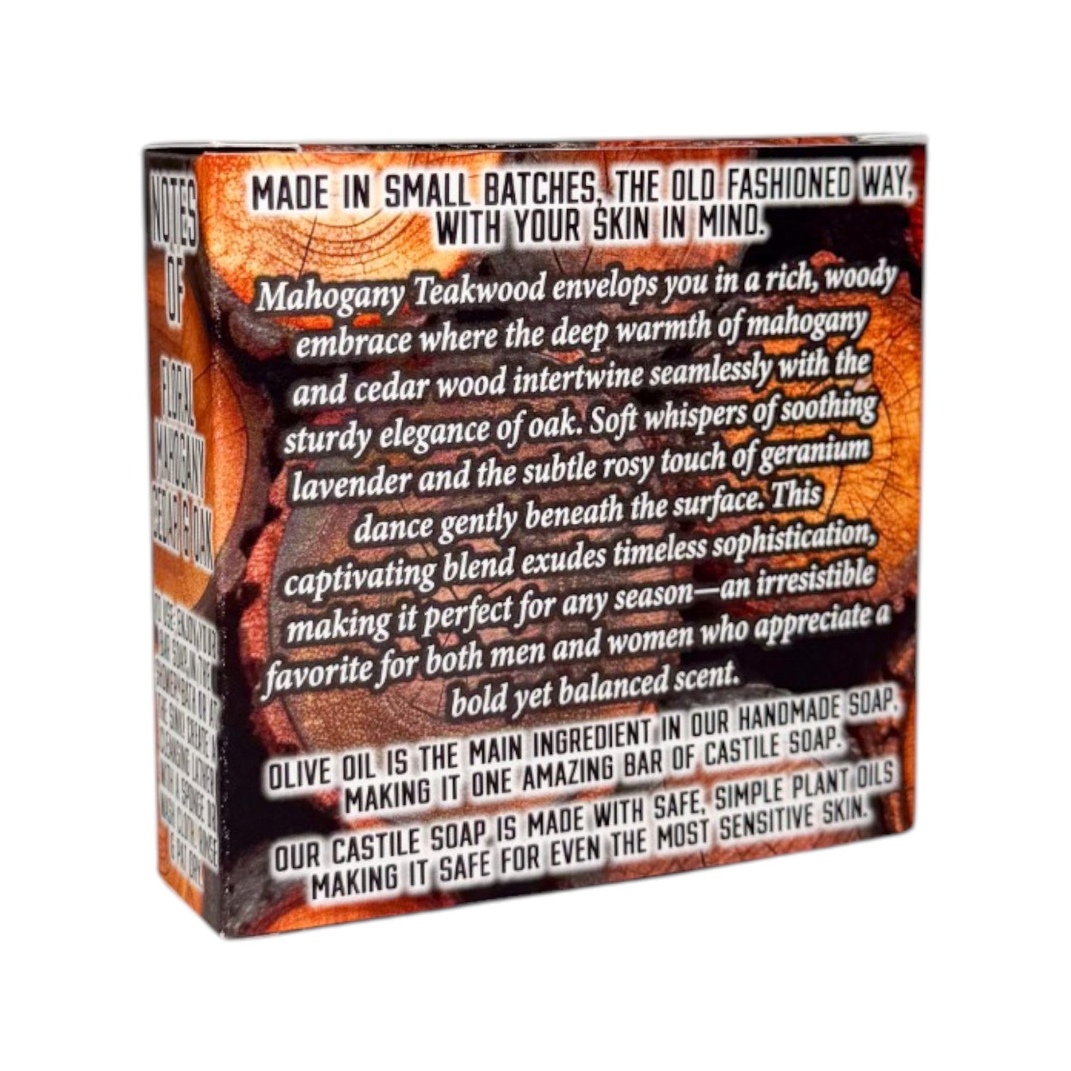 Mahogany Teakwood -Bar Soap