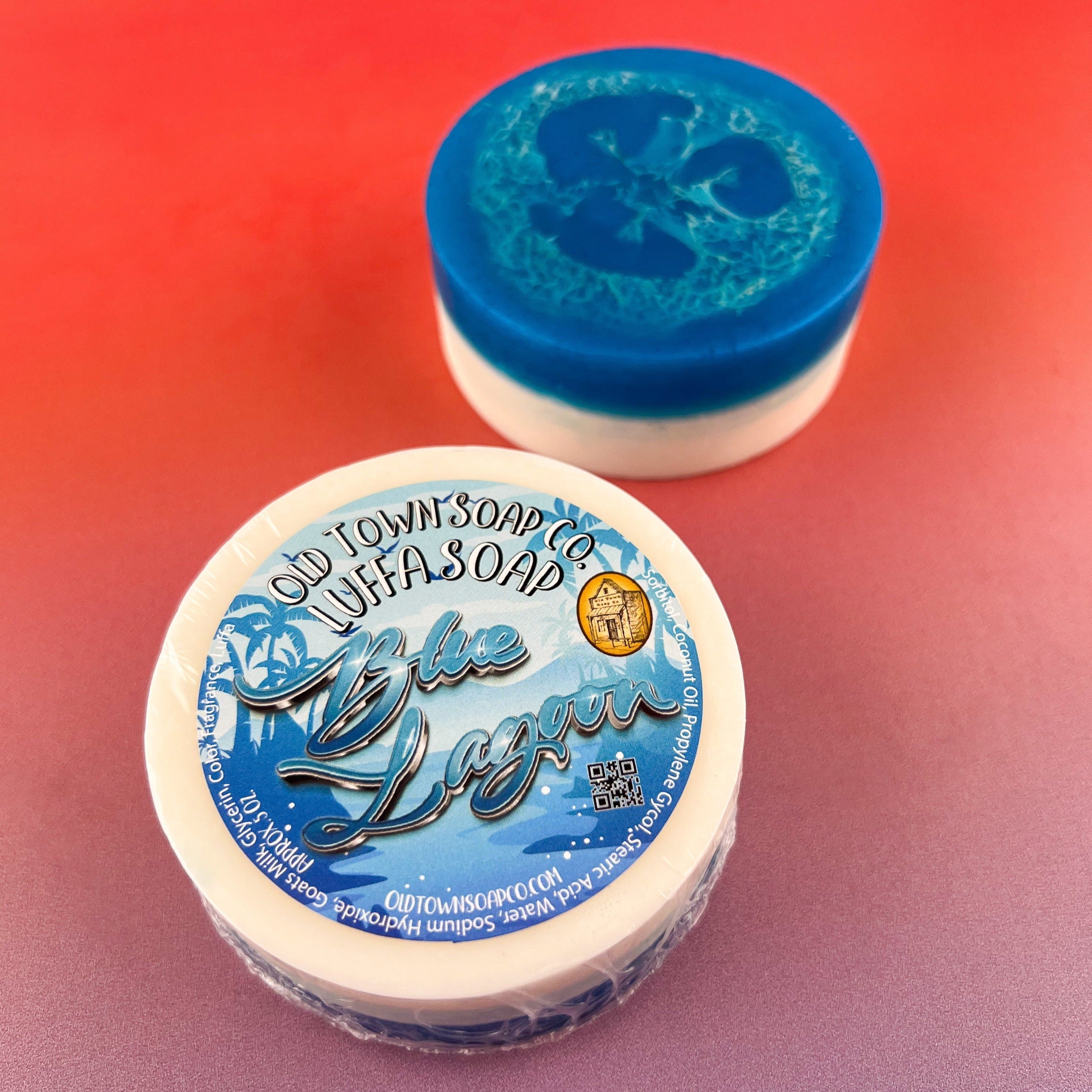 Blue Lagoon -Luffa Soap - Old Town Soap Co.