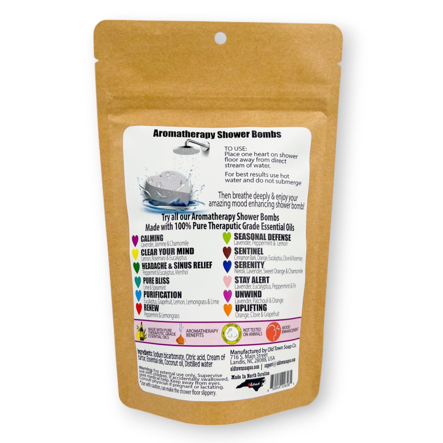 8 Pack Aromatherapy Shower Bombs