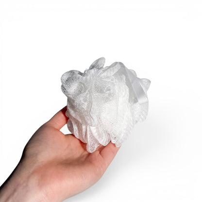 White Bath Puff