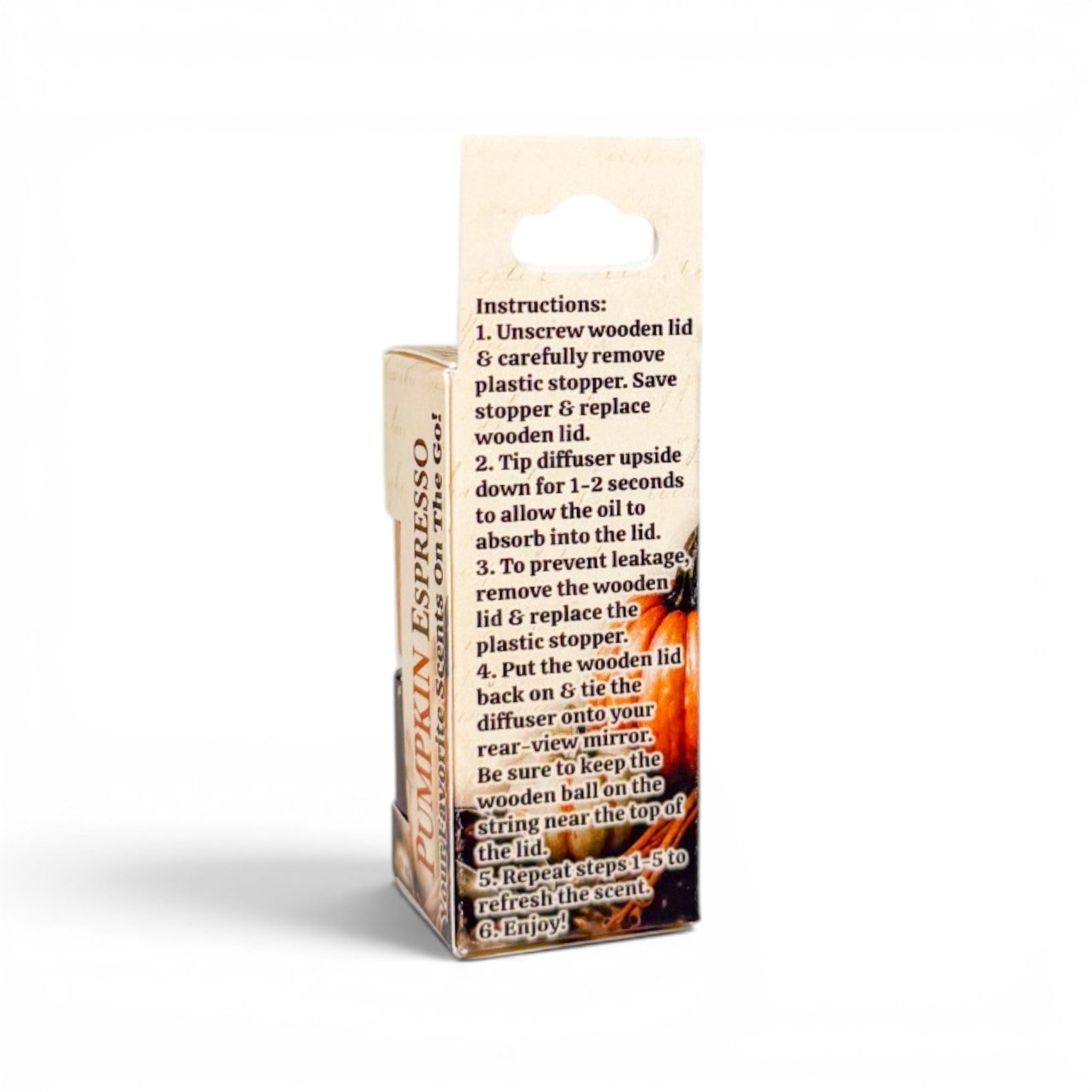 Pumpkin Espresso Car Diffuser