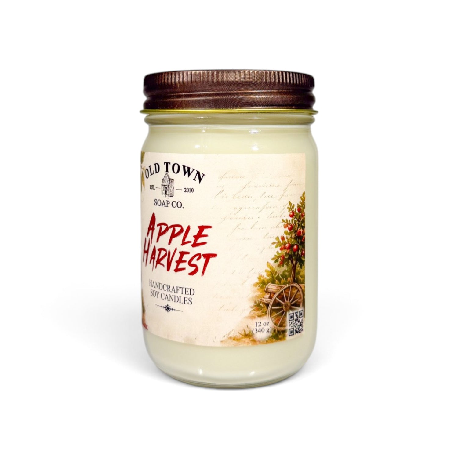 Apple Harvest 12oz. Candle - Old Town Soap Co.