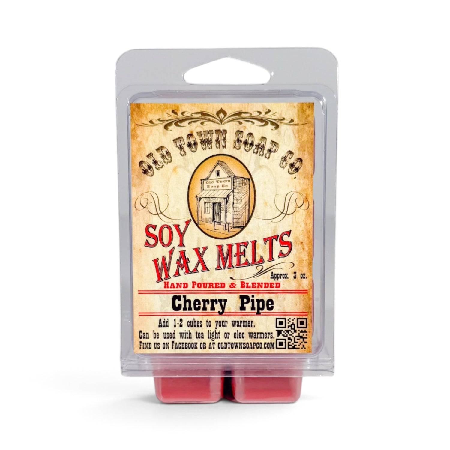 Cherry Pipe Wax Melts - Old Town Soap Co.
