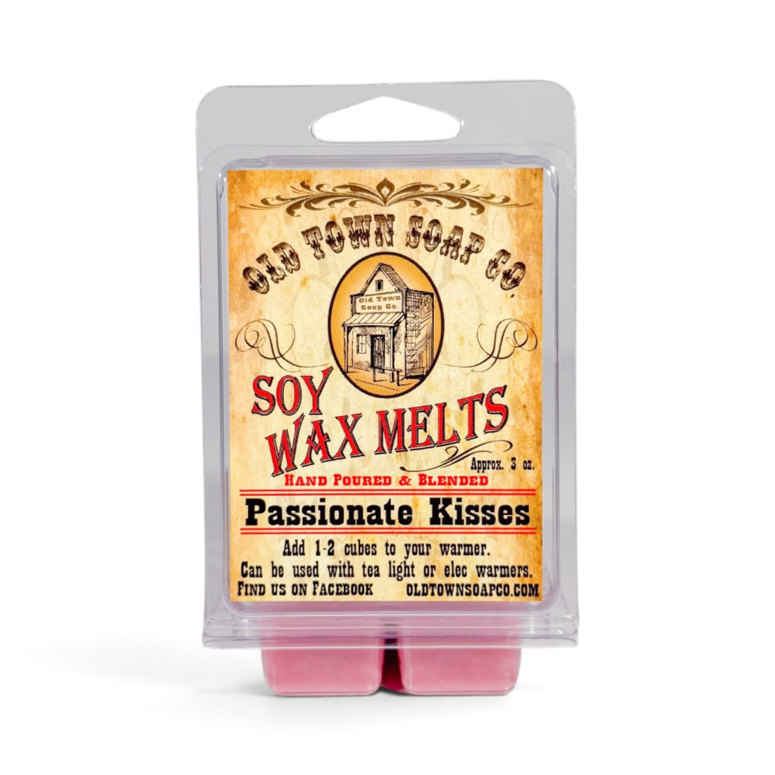 Passionate Kisses Wax Melts - Old Town Soap Co.