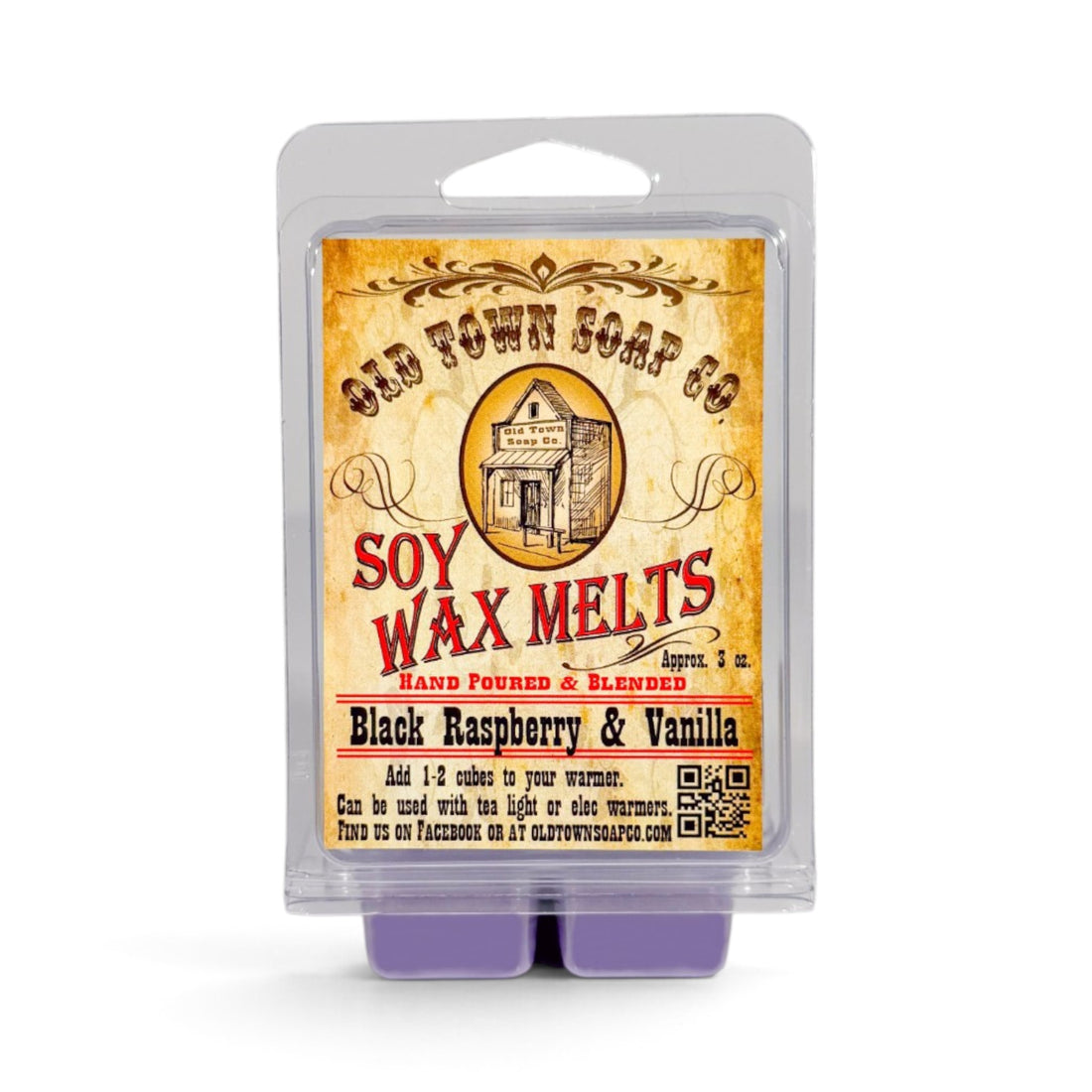 Black Raspberry &amp; Vanilla Wax Melts - Old Town Soap Co.