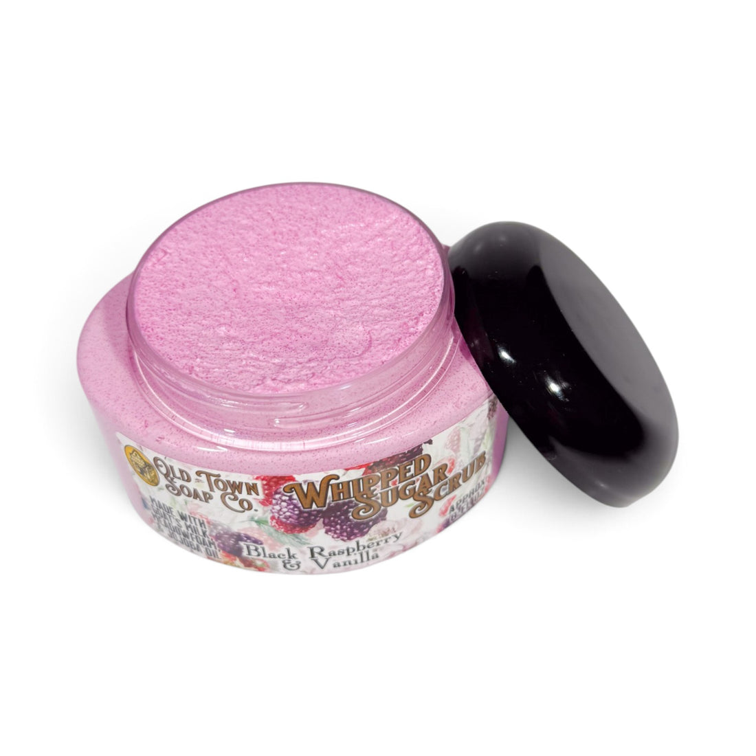 Black Raspberry &amp; Vanilla Whipped Sugar Scrub Soap
