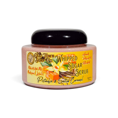 Pistachio &amp; Salted Caramel Whipped Sugar Scrub Soap