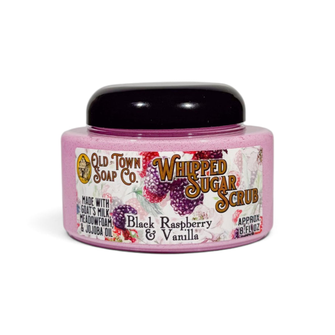 Black Raspberry &amp; Vanilla Whipped Sugar Scrub Soap