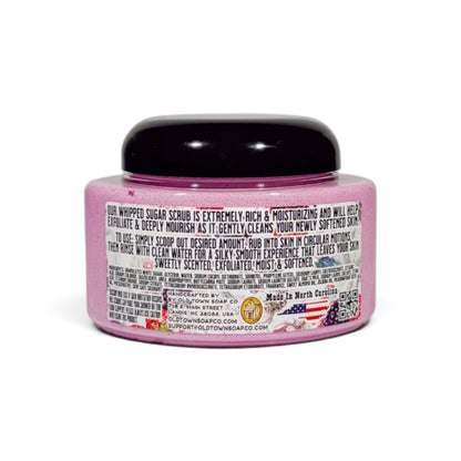 Black Raspberry &amp; Vanilla Whipped Sugar Scrub Soap