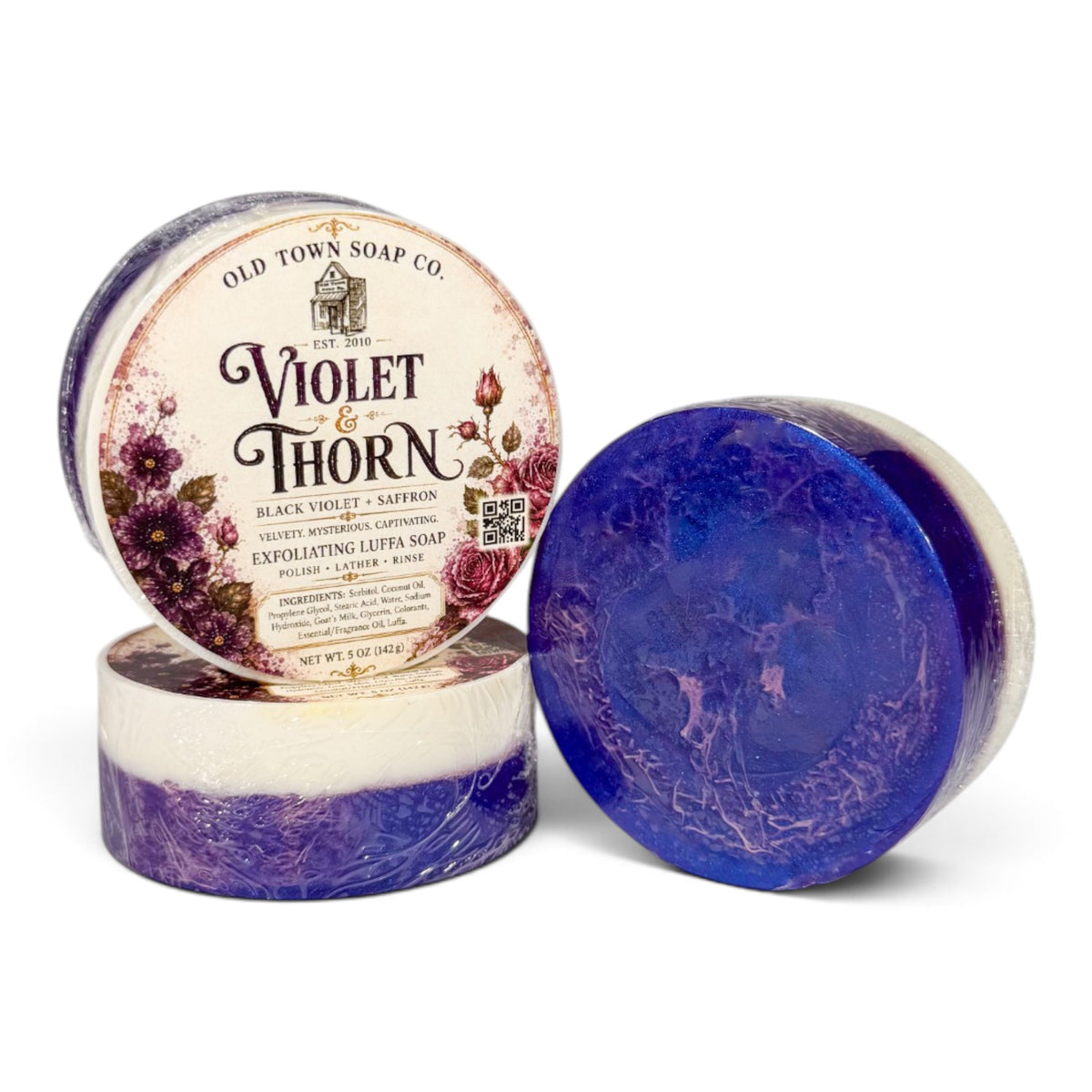 Violet &amp; Thorn -Luffa Soap