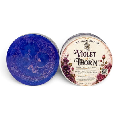 Violet &amp; Thorn -Luffa Soap
