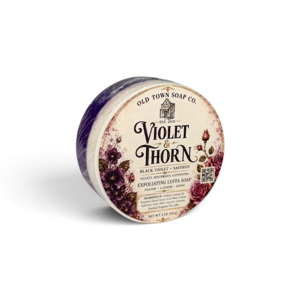 Violet &amp; Thorn -Luffa Soap