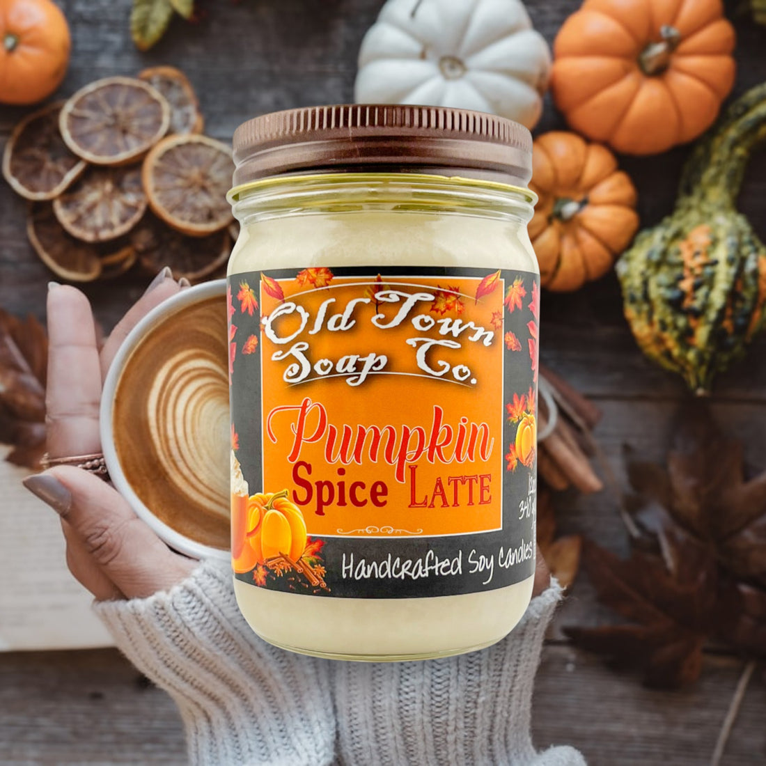 Pumpkin Spice Latte 12oz. Candle