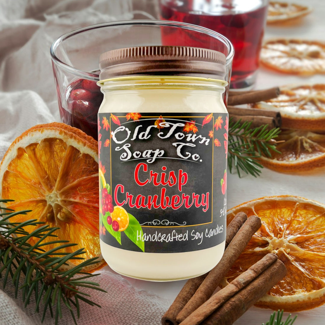 Crisp Cranberry - 12oz. Candles
