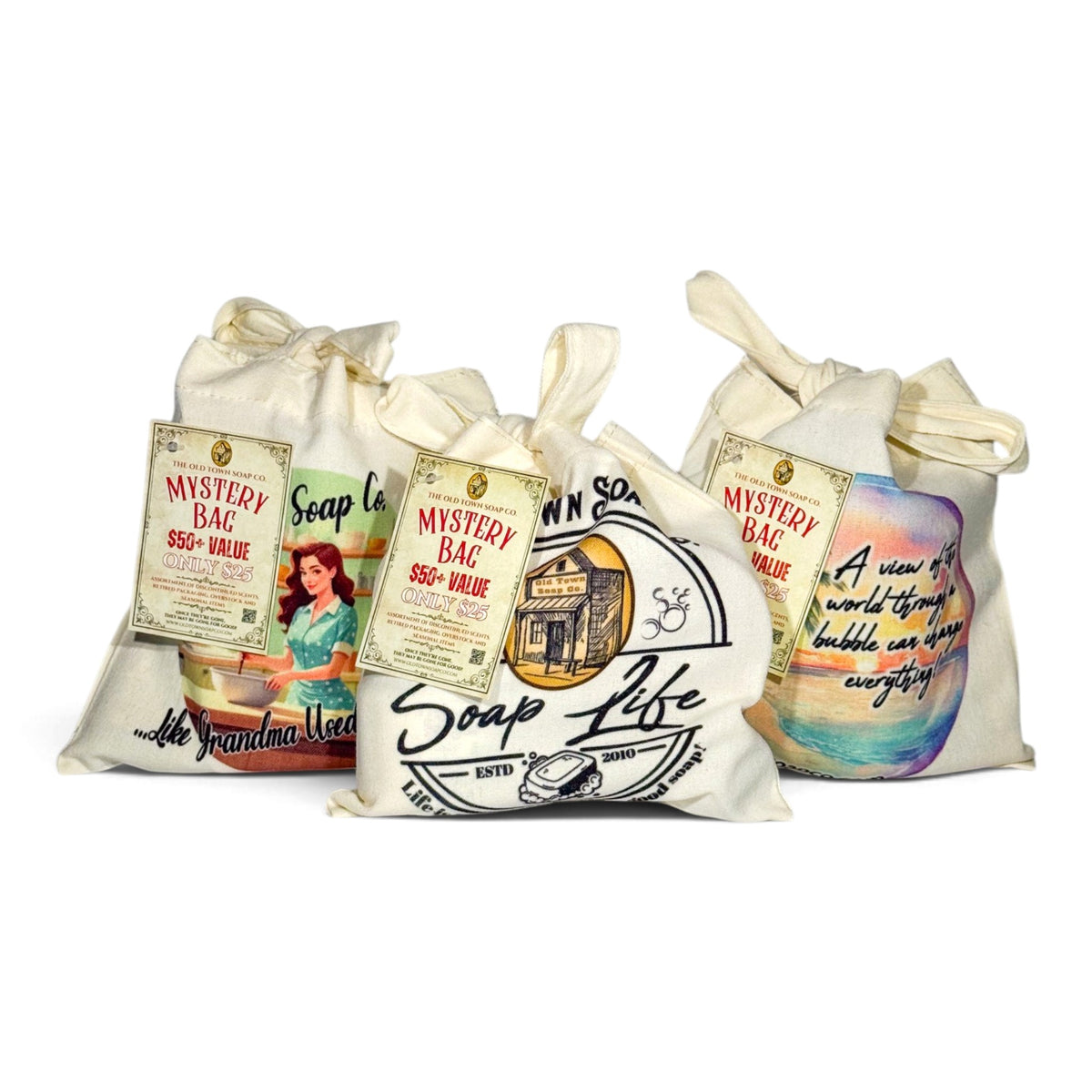 Limited Time Mystery Bags - 3 Bag Design Options