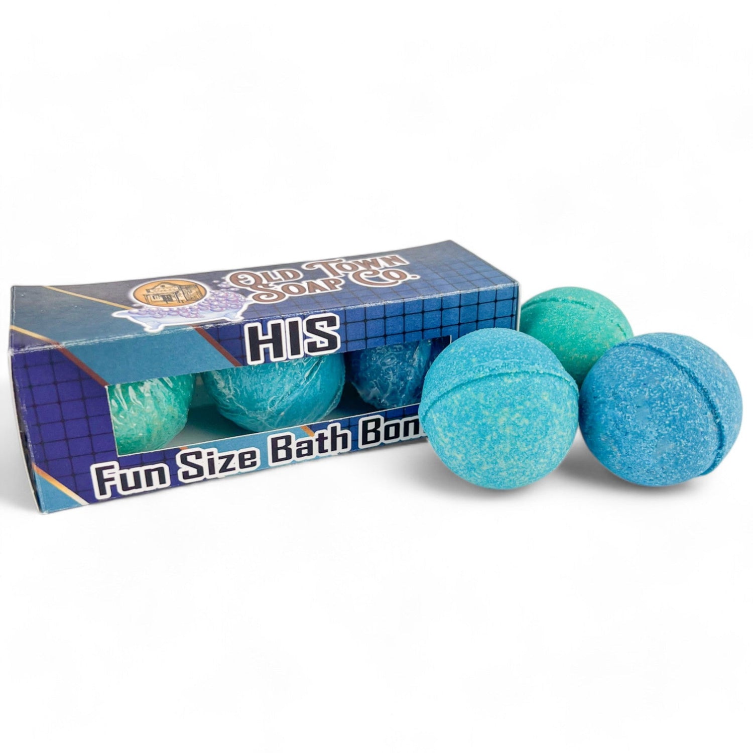 His Fun Size Bath Bomb Set - Old Town Soap Co.