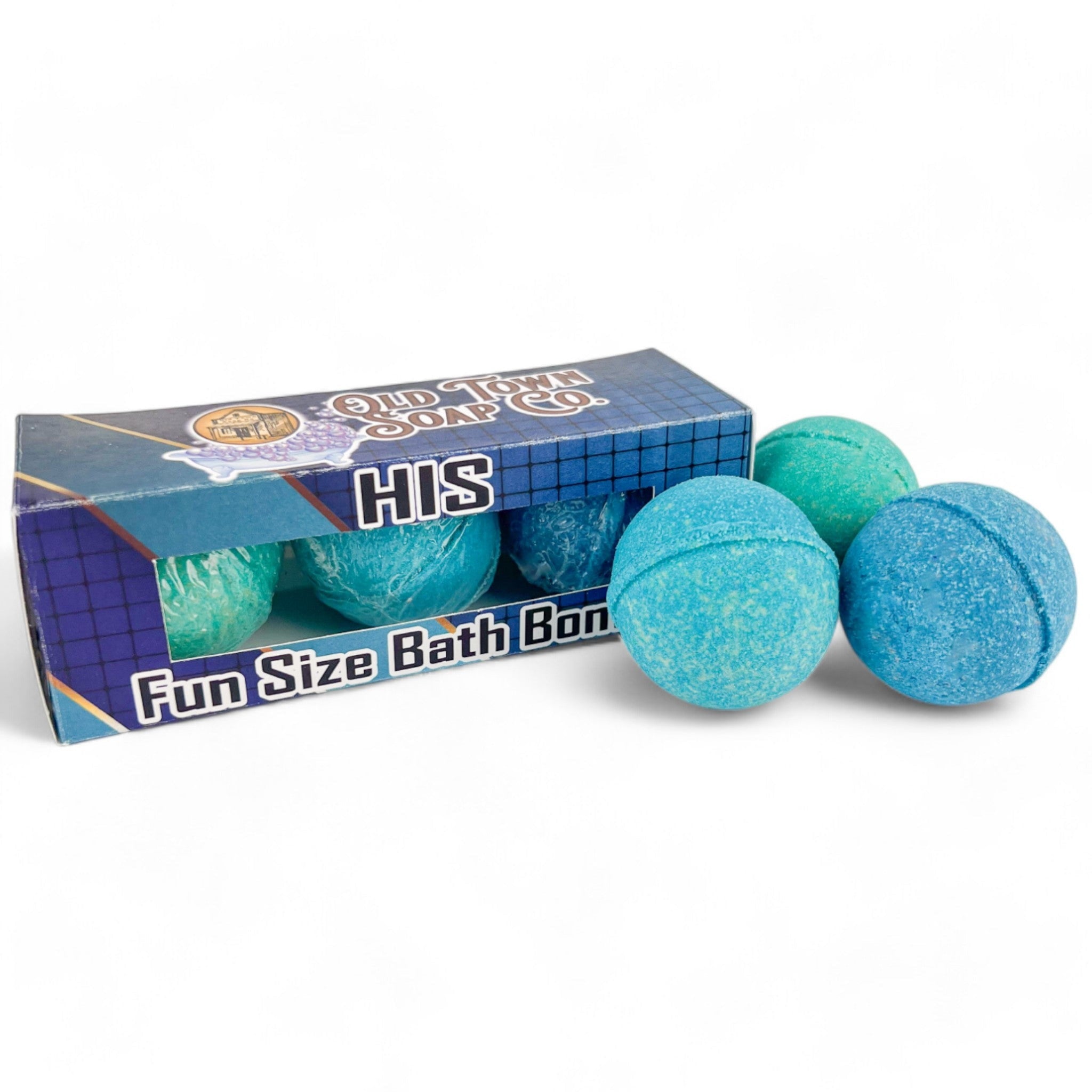 His Fun Size Bath Bomb Set - Old Town Soap Co.