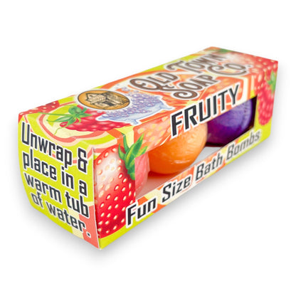 Fruity Fun Size Bath Bomb Set - Old Town Soap Co.