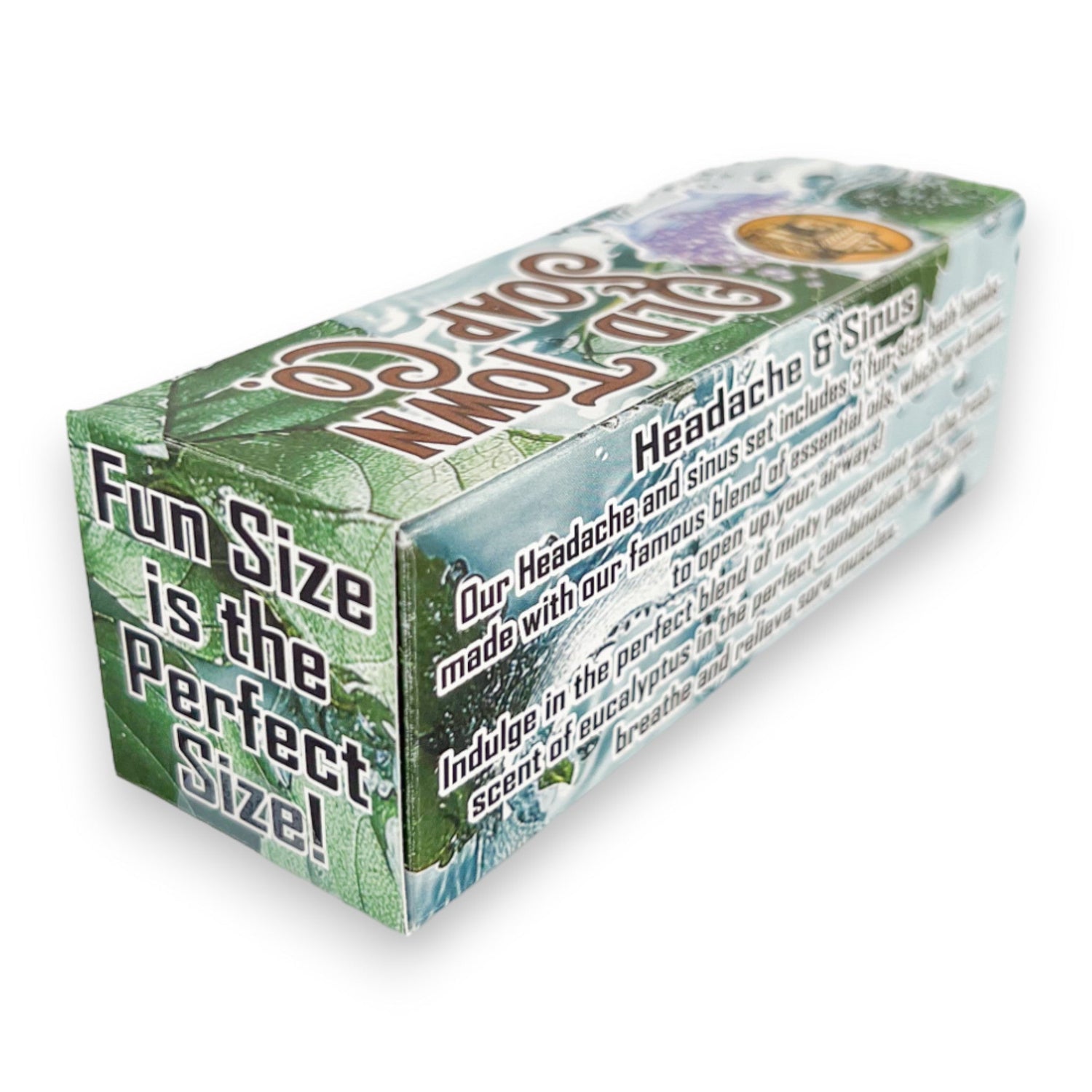 Headache &amp; Sinus Fun Size Bath Bomb Set - Old Town Soap Co.