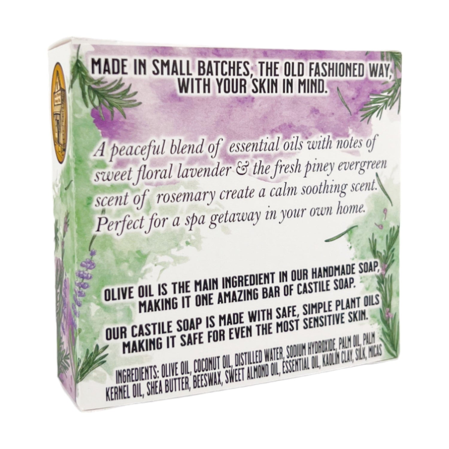 Lavender &amp; Rosemary -Bar Soap - Old Town Soap Co.