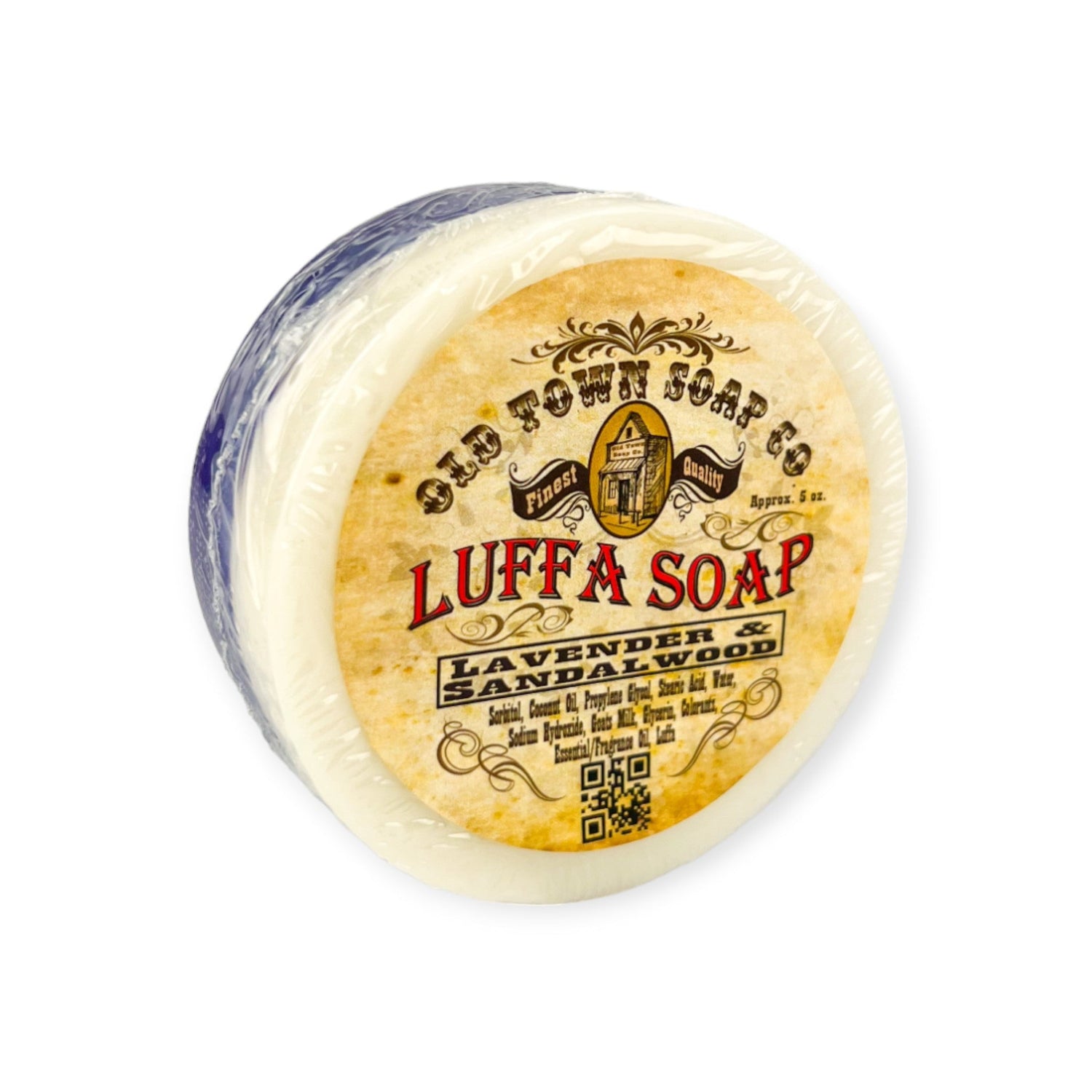 Lavender &amp; Sandalwood -Luffa Soap - Old Town Soap Co.