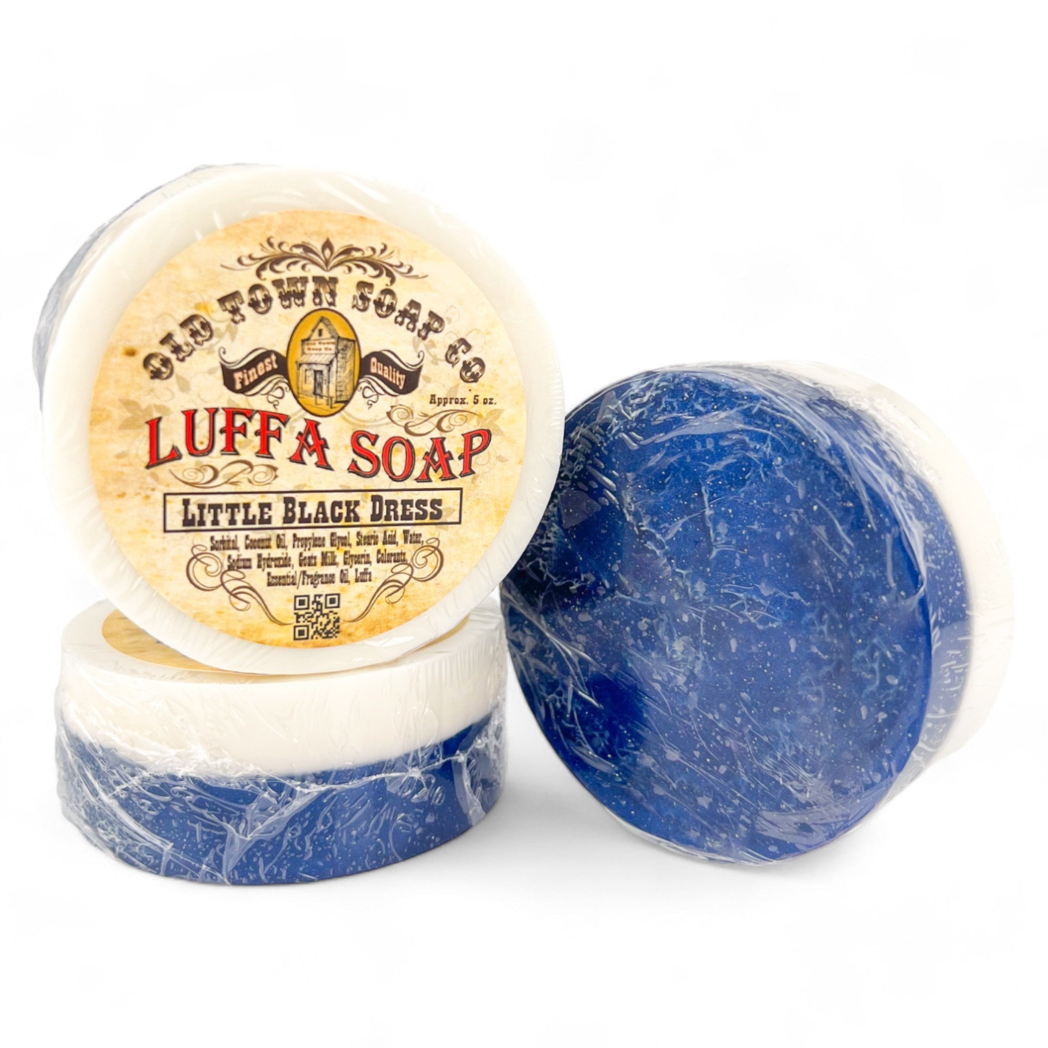 Little Black Dress -Luffa Soap - Old Town Soap Co.