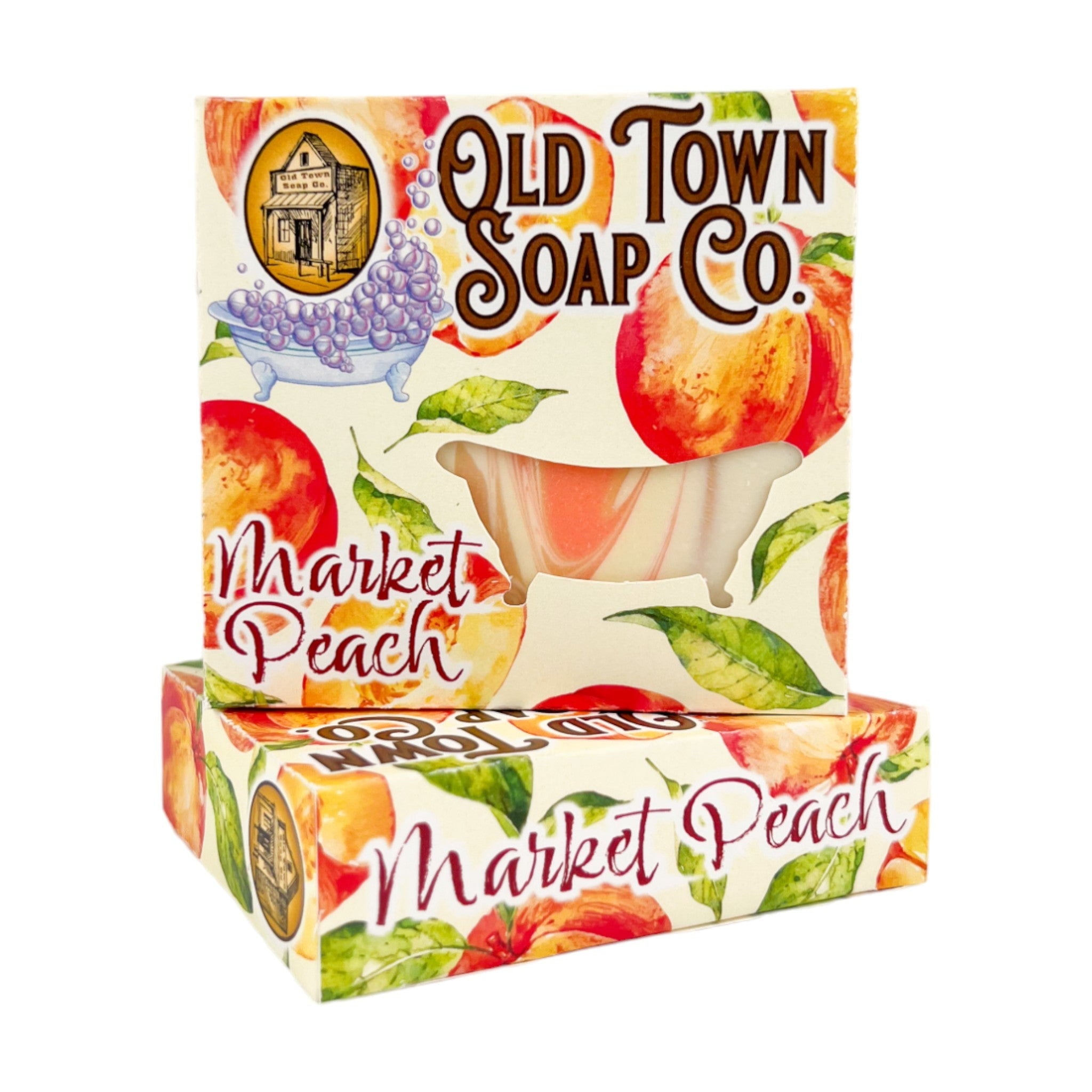 Market Peach -Bar Soap - Old Town Soap Co.