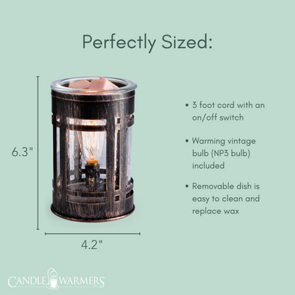Vintage Bulb Mission Wax Warmer